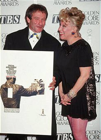 Robin williams and bette midler - worst dressed 1993 - bootleg betty