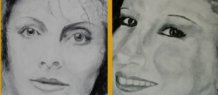 Susan sarandon and bette midler charcoal by duval - bootleg betty