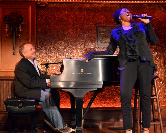 Marc shaiman and jenifer lewis in rehearsals - bootleg betty Photo by David Gordon