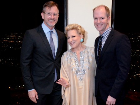 News-shelby-marcos-sloan-bette-midler-shannon-hall-april-2014_151603 - bootleg betty Marcos Sloan, left, Bette Midler and Shannon Hall at the Brilliant Lecture Series dinner. Photo by Yolanda Smith