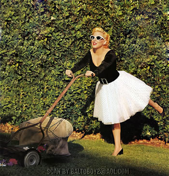 Mowing - bootleg betty mowing