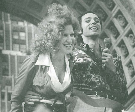 Bette Midler and Vito Russo at the NYC Gay Pride Parade, 1973.