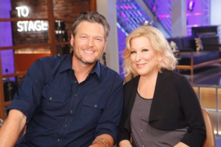 The Voice season 11 will premiere on September 19, 2016 on NBC - Bette Midler Will Guest Judge blake-shelton-and-bette-midler-500x333