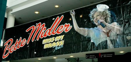 Auction: Australian Bette "Kiss My Brass" Banner - It's Huge! Auction: Australian Bette "Kiss My Brass" Banner - It's Huge!