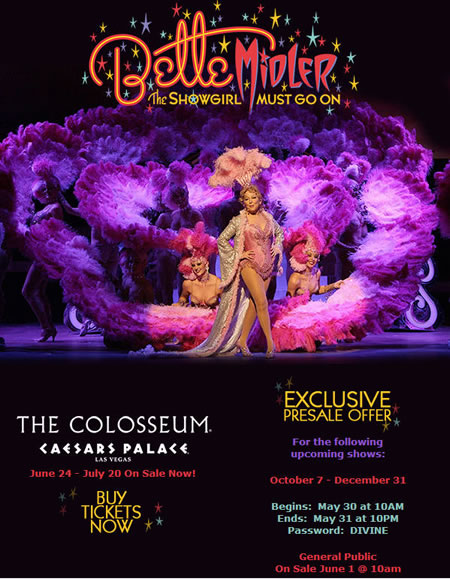 Exclusive PreSale Offer: The Showgirl Must Go On! Exclusive PreSale Offer: The Showgirl Must Go On!