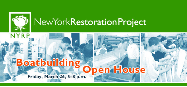 NYRP Boatbuilding Open House