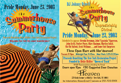 NYC SUMMERHOUSE PARY JUNE 23rd FOR NYRP